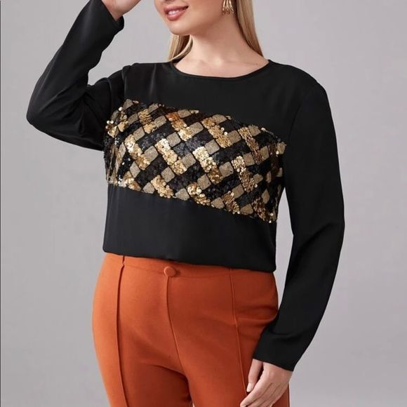 Sequin Embellished Sweatshirt - Picture 1 of 7